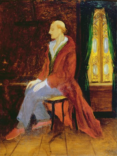 A Seated Madman by Dr. Max Simon